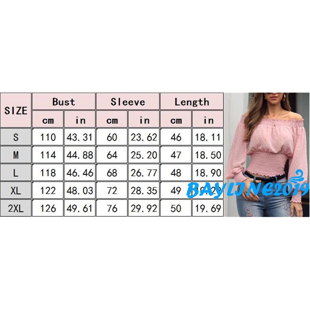 Áo thun chiffon tay dài hở vai gợi cảm cho nữ