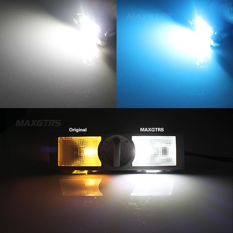 Bộ 2 Bóng Đèn LED Nội Thất MAXGTRS Festoon C5W C10W 5630 Cho Xe Hơi