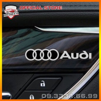 Tem Logo Hợp Kim Decal DÁN LOA Ô Tô, Trang trí Nội Thất Xe Ô Tô Dành Cho Mercedes,BMW,Audi,Hyundai,Kia.. [Hàng Loại Đẹp]
