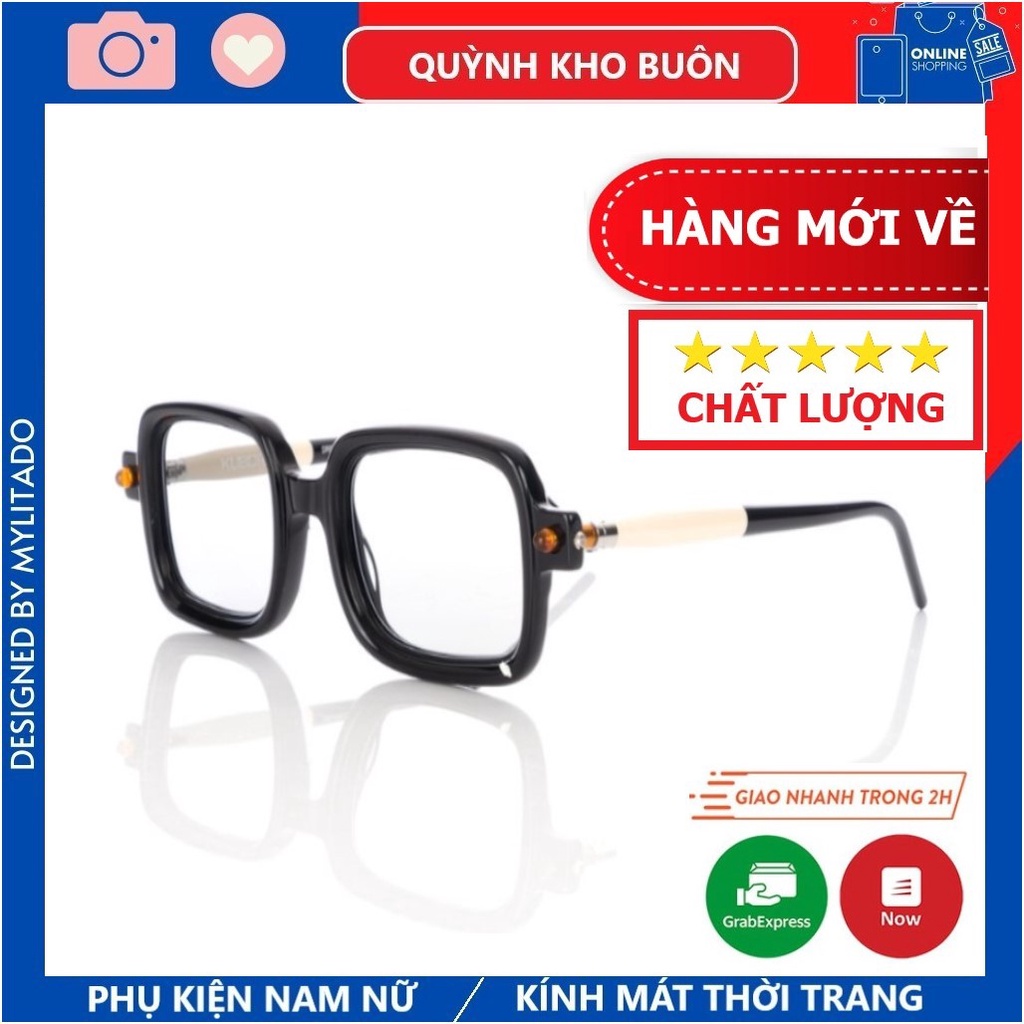Kính mát nam nữ Hàng Hiệu KUBORAUM chống UV400 , Thiết kế gọng vuông thời trang 2021