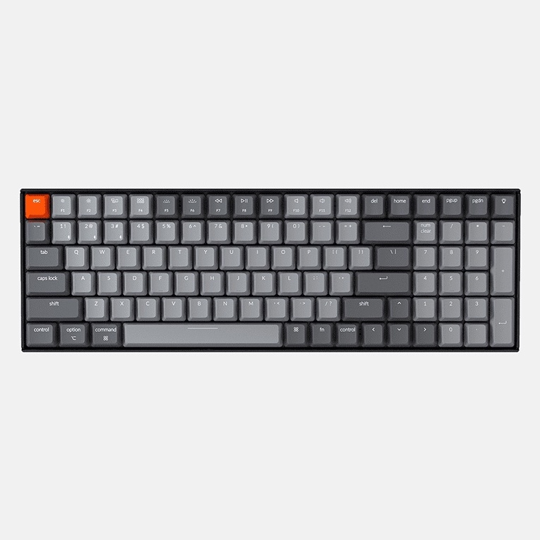 Bàn phím cơ máy tính không dây có dây gaming mini led giá rẻ chính hãng cao cấp bluetooth Keychron K4V2 Nhựa Led Đơn A55