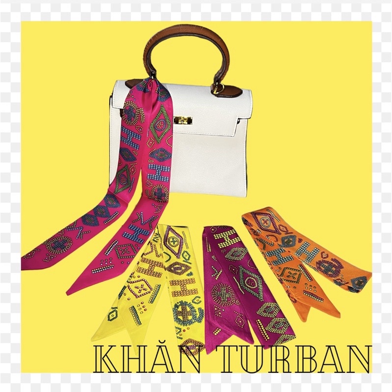 Khăn quấn túi xách hoa văn ai cập