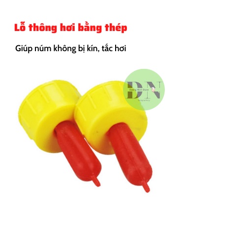 Núm vú bú sữa cho dê con gắn chai nhựa các động vật nhỏ