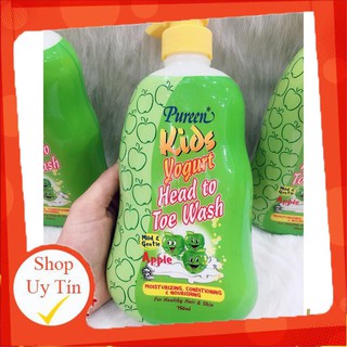 Sữa Tắm Gội Toàn Thân Pureen cho bé 750ml