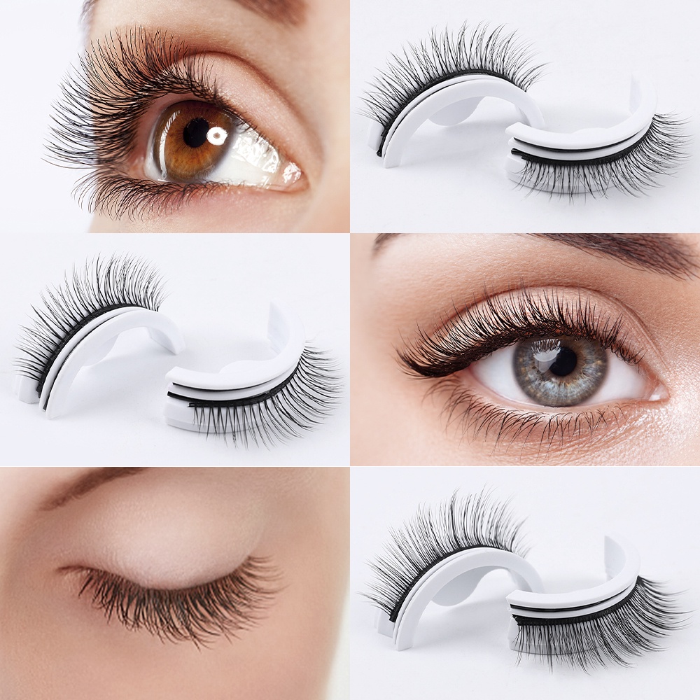 [Hàng mới về] Cặp lông mi giả tự dính hiệu ứng tự nhiên có thể tái sử dụng an toàn tiện lợi