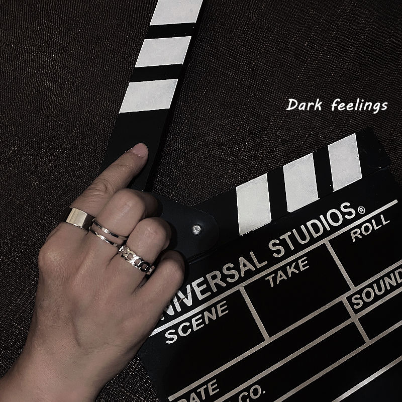 Set 3 chiếc nhẫn thời trang phong cách hiphop hàn quốc dễ phối đồ hợp thời trang