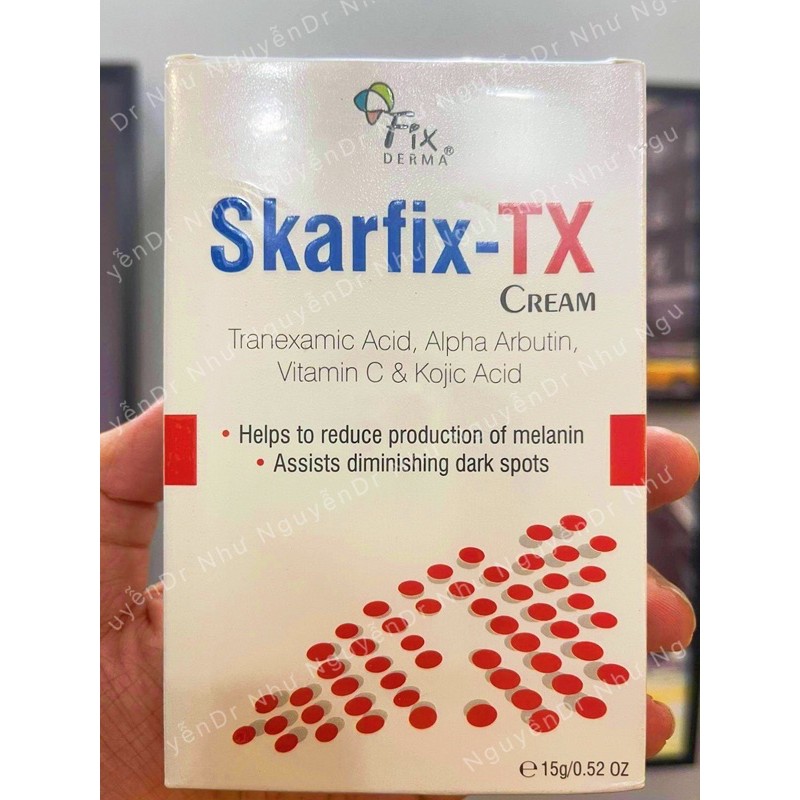 (Tranexamic Acid) Fixderma Skarfix - Tx kem giảm nám mờ thâm làm sáng da