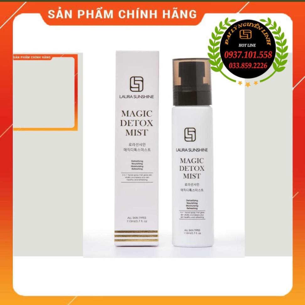 Xịt Khoáng Thải Độc 4 trong 1 - Magic Detox Mist Laura Sunshine Nhật Kim Anh