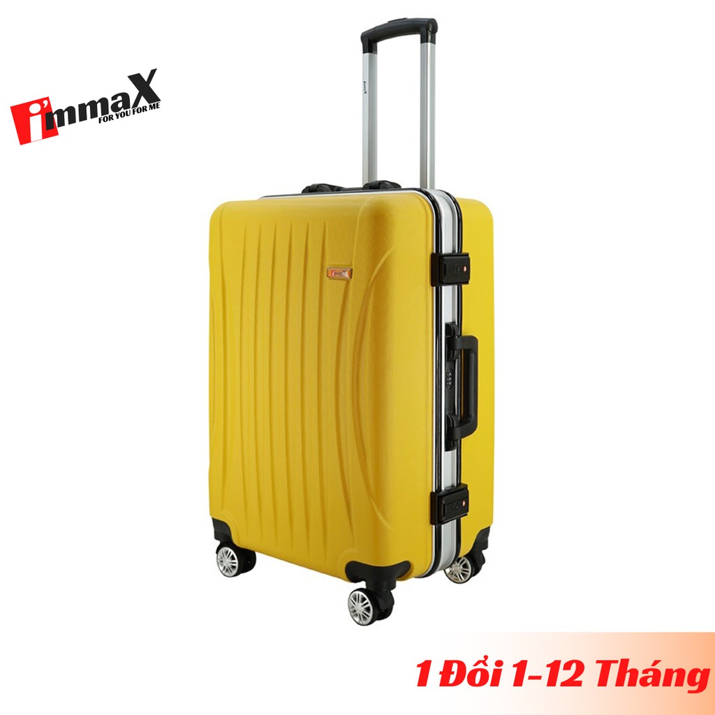 Vali size 24inch ký gửi hành lý immax A15 khung nhôm nắp gập bảo hành 3 năm, 1 đổi 1 trong 12 tháng