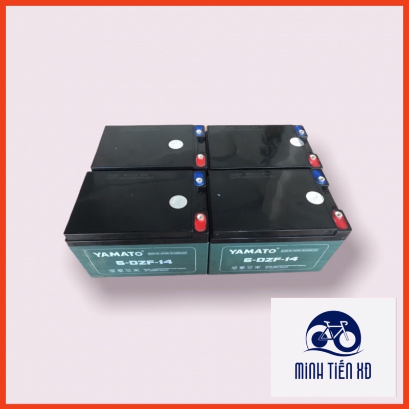 Ắc quy 12v14aH Yamato ( giá 4 bình)
