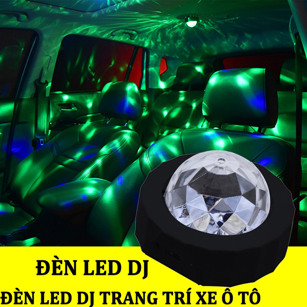 Đèn Led Trang Trí Xe Ô Tô – Đèn Led DJ Thế Hệ Mới - Có Sạc USB Tiện Lợi