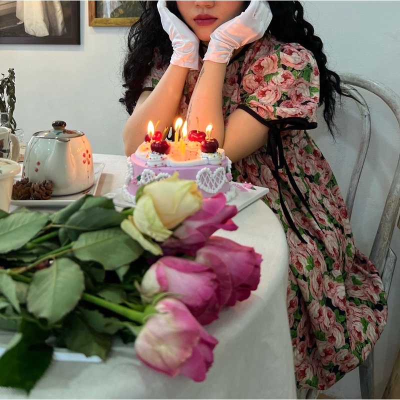 Đầm Hoa Hồng Pháp