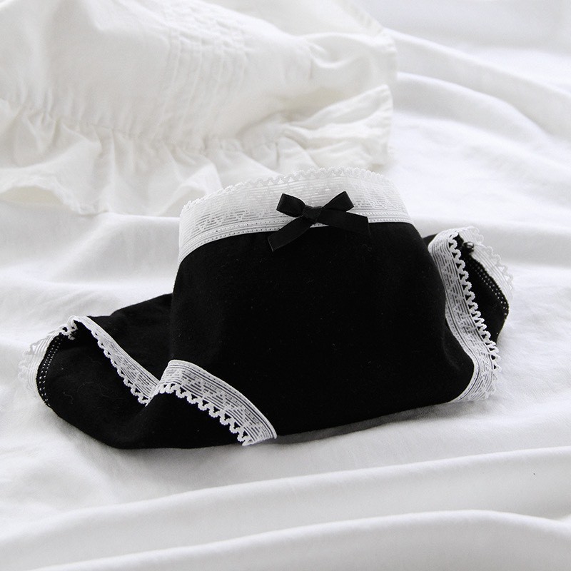 Quần lót nữ cotton họa tiết da báo cá tính sexy gợi cảm viền ren có nơ cao cấp DOLLY SECRET QL046 | BigBuy360 - bigbuy360.vn