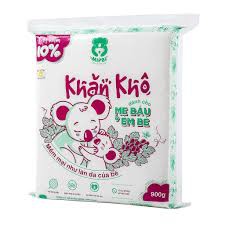 HÀNG CHÍNH HÃNG Khăn khô đa năng Mipbi 600gram,900gr an toàn cho bé MỀM MIN NHƯ LÀN DA EM BÉ