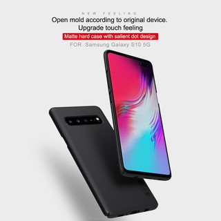 ỐP LƯNG SAMSUNG GALAXY S10 5G NILLKIN NHỰA CỨNG CHÍNH HÃNG HÀNG CHUẨN