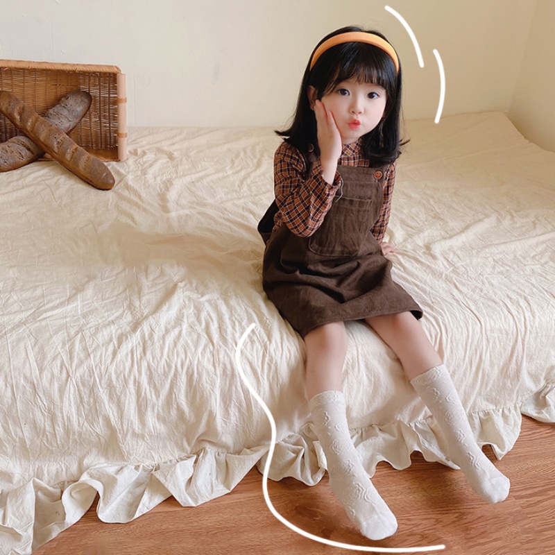 3 đôi tất công chúa phối màu sắc đơn giản thời trang cho bé gái