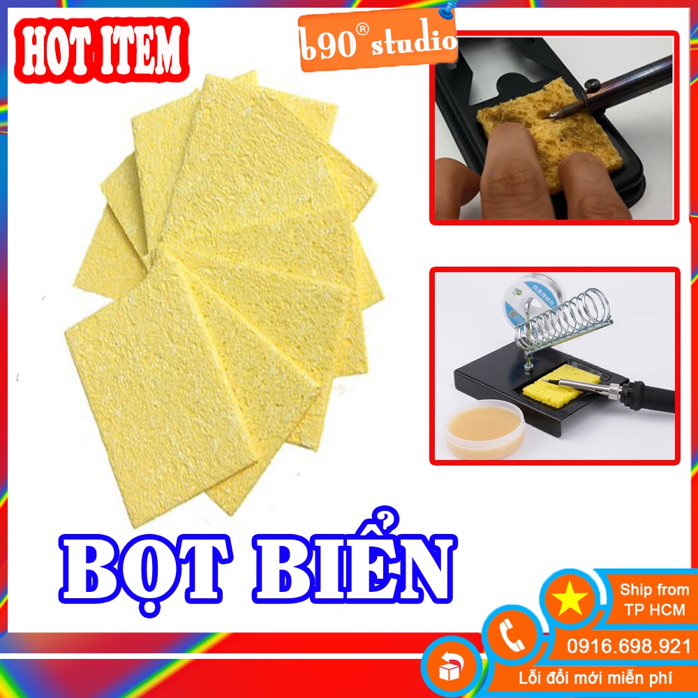 GIÁ SỈ  Bọt Biển Bhùi Mỏ Hàn 6.6 cm (Loại Xịn )