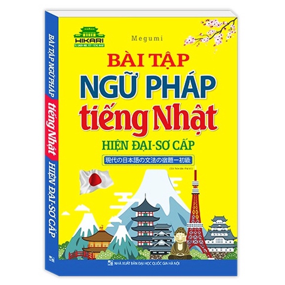 Sách - Combo 2 cuốn Ngữ pháp tiếng Nhật + Bài tập ngữ pháp tiếng Nhật ( hiện đại-sơ cấp )