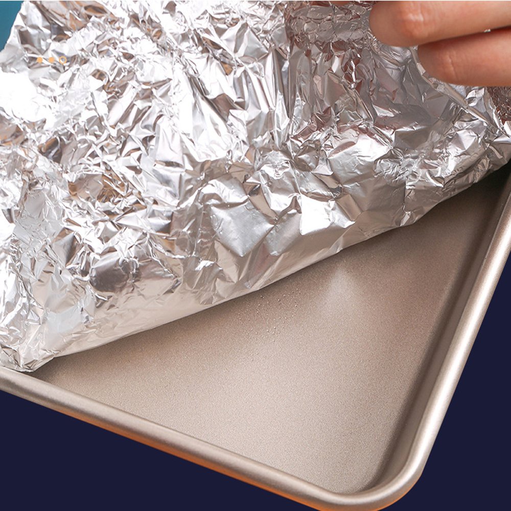 Cuộn giấy bạc nướng 10 mét KAULUS bọc thực phẩm dùng cho lò nướng, nồi chiên không dầu
