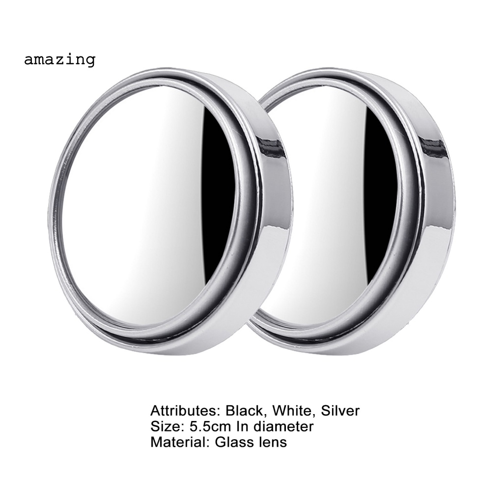 1 Cặp Gương Chiếu Hậu Màu Trơn Có Thể Điều Chỉnh Cho Xe Hơi