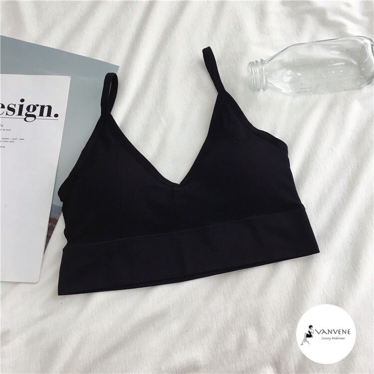 [Mã FAMARAL1 giảm 10K đơn 50K] Áo lót bra cotton tăm hở lưng - khoét lưng free size 40-55 kg (video & ảnh thật) A906 | BigBuy360 - bigbuy360.vn