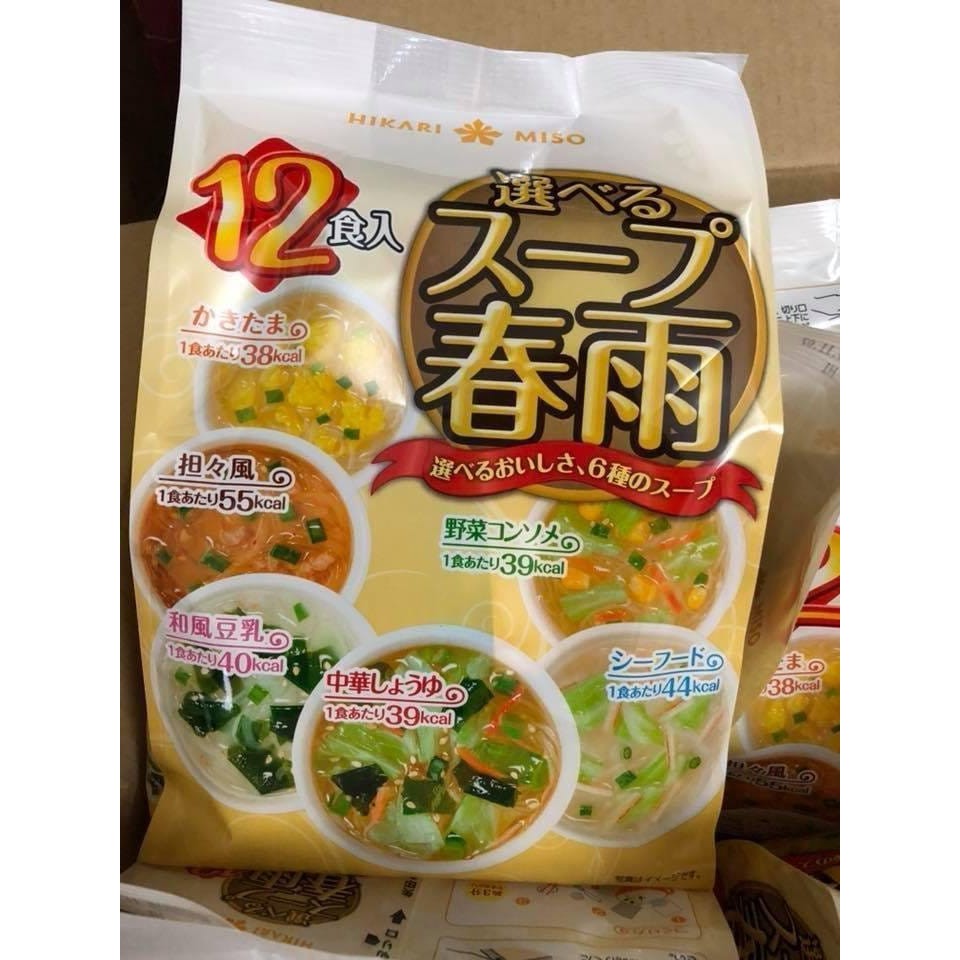 MIẾN ĂN LIỀN HIKARI MISO 12 VẮT