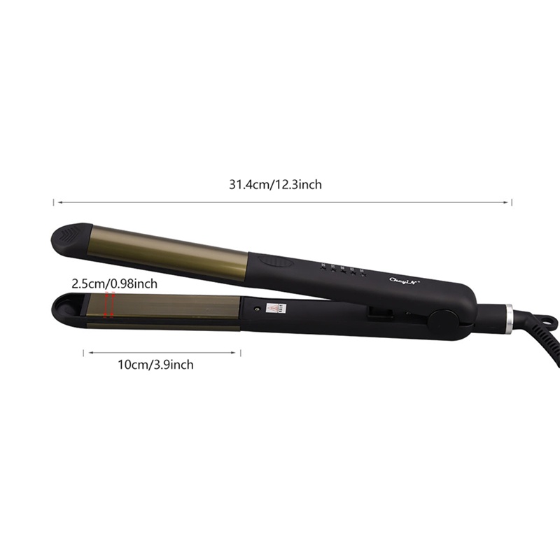 Máy duỗi tóc CKEYIN HS466 thiết kế 2 trong 1 có thể điều chỉnh nhiệt độ chuyên dụng