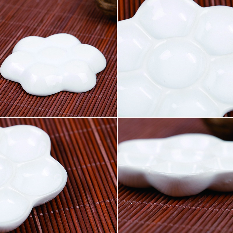 Bảng màu nước bằng sứ thiết kế đơn giản tiện dụng