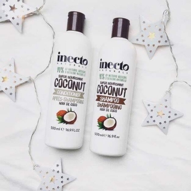 Cặp dầu gội xả dừa inecto