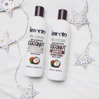 Cặp dầu gội xả dừa inecto