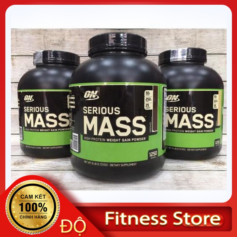 Sữa SERIOUS MASS  6 LBS, 12lb - Bột Tăng Cân - Thực Phẩm Bổ Sung Protein, Khoáng Chất Và Vitamin, Tăng Cơ Nạc Nhanh.