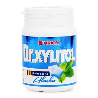 Kẹo Gum Orion DR.Xylitol Hương Bạc Hà Hũ 48G
