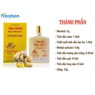 Dầu Gừng Thái Dương 6ml