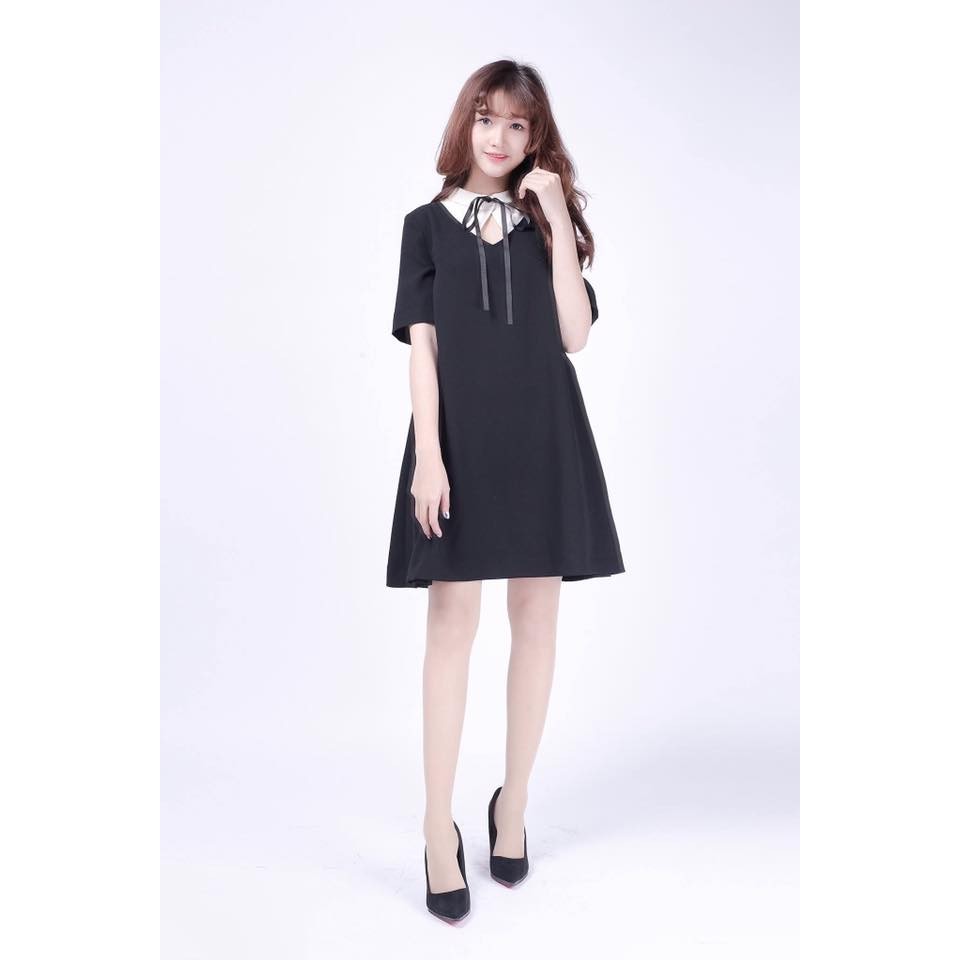 Đầm suông nơ cổ siêu dễ thương Annie Dress - D0078 | BigBuy360 - bigbuy360.vn