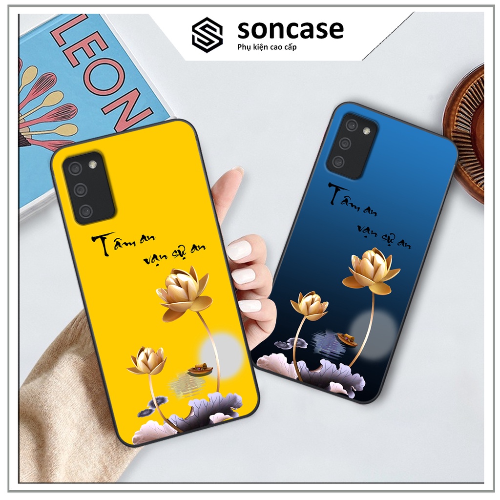 Ốp Samsung A02s / A03s in hình màu Tâm An Vạn Sự An, ốp lưng cao cấp chất lượng
