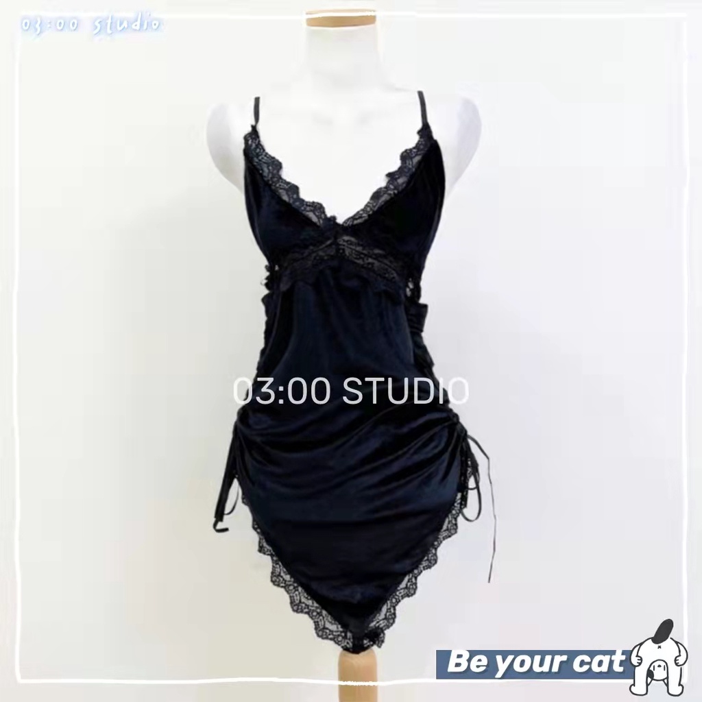 （Giao hàng bảo mật）🌹Váy/Đầm Ngủ Sexy🌹Hai Dây Tiên Cá Kèm Quần Lọt Khe Mẫu Siêu Hot Hit 40-65kg--014 | BigBuy360 - bigbuy360.vn