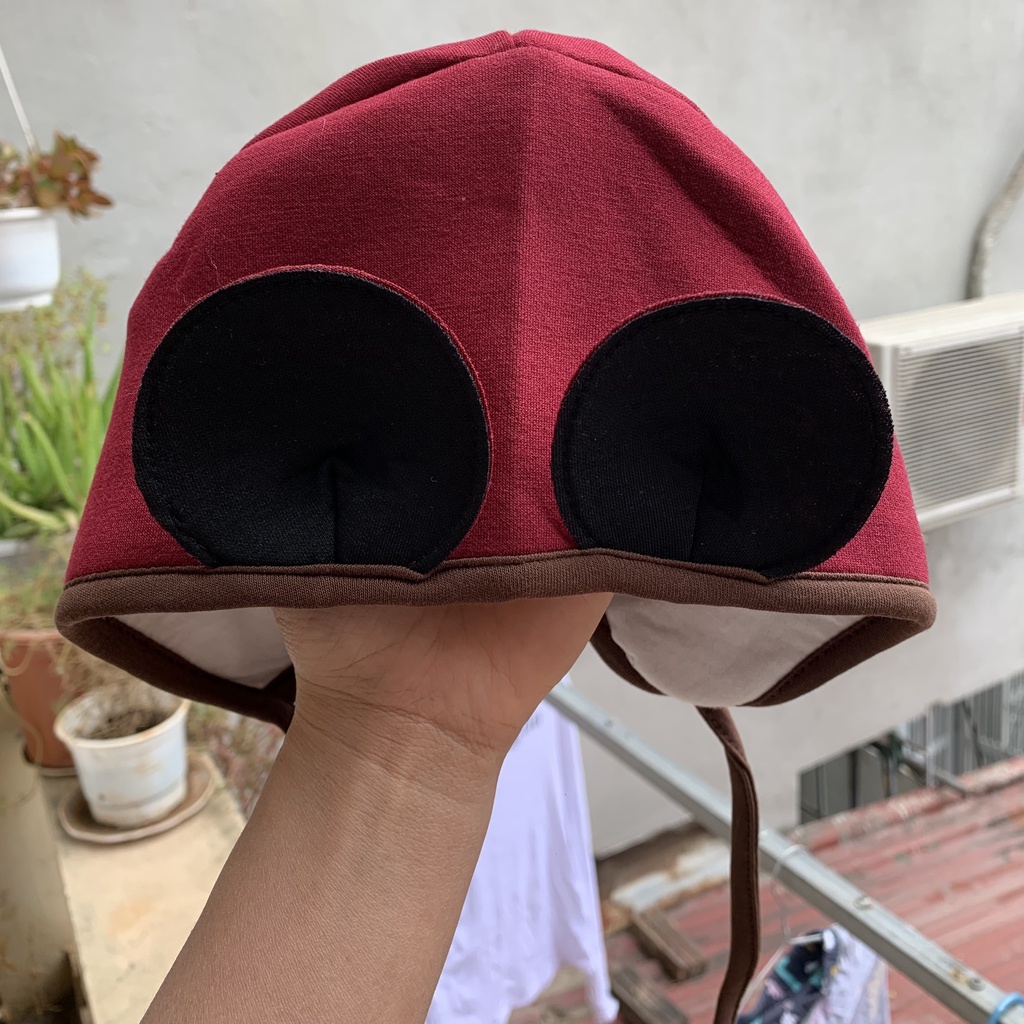 (Có clip + ảnh thật) Mũ trùm tai cho bé trai, bé gái chất cotton dày dặn, thấm hút mồ hôi tốt hình tai Mi.ckey