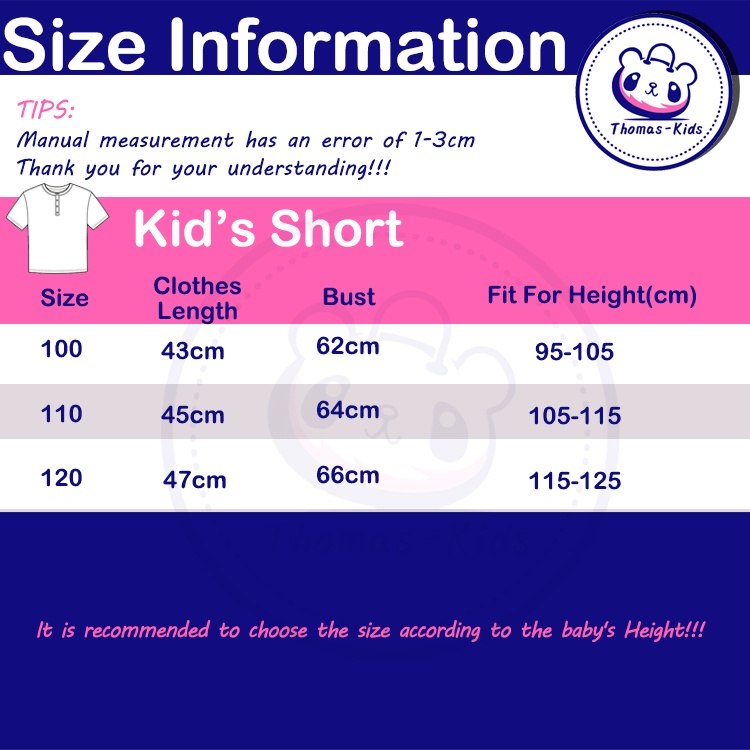 Áo Thun Tay Ngắn Cổ Tròn In Họa Tiết Hoạt Hình Dễ Thương Thời Trang Cho Bé 1-5 Tuổi