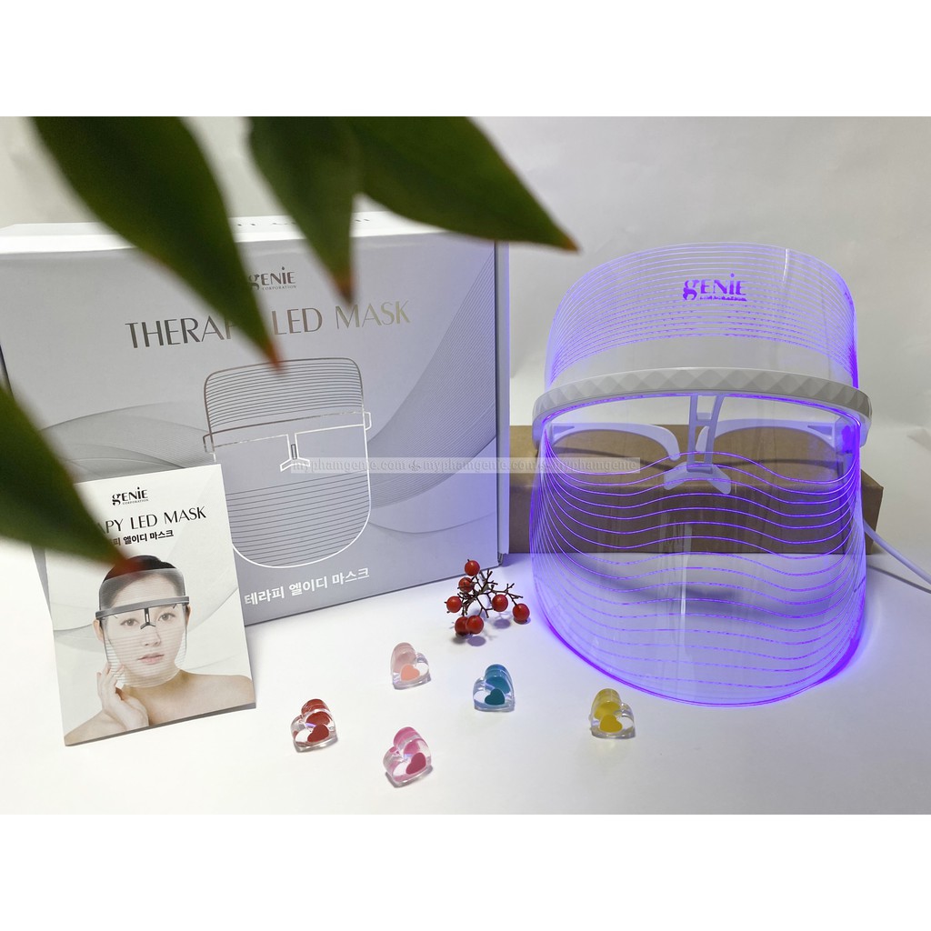 [Chính Hãng Genie + Sẵn] MẶT NẠ ÁNH SÁNG SINH HỌC GENIE THERAPYLED MASK KOREA CAO CẤP