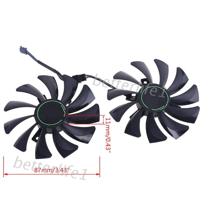 1 Cặp Quạt Tản Nhiệt Ha9010H12F-Z 4pin Cho Msi Gtx 1060 1660ti Rtx 2060