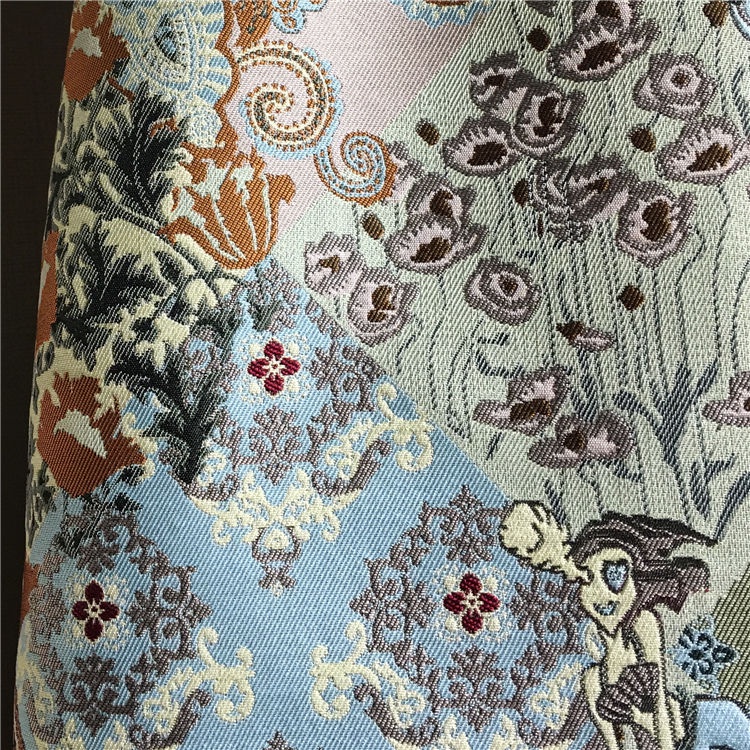 Chân Váy Chữ A Lưng Cao Họa Tiết Thêu Thời Trang