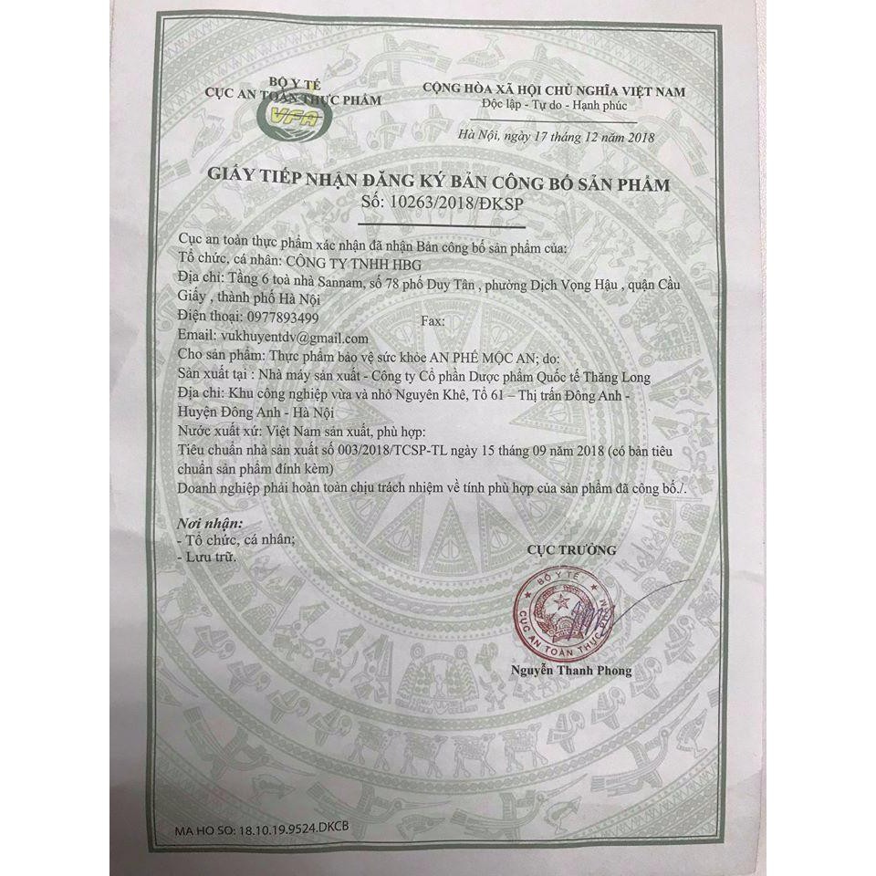 AN PHẾ MỘC AN - Hỗ trợ Viêm họng, đau ngứa rát họng, ho lâu ngày, ho khan, ho đờm, viêm amidan, viêm phế quản hiệu quả