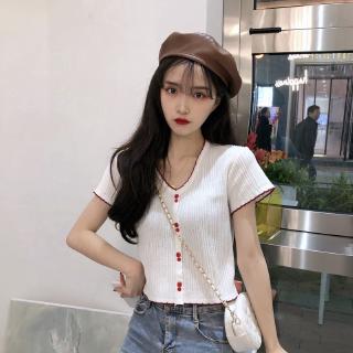 Áo kiểu ngắn dáng ôm dành cho nữ