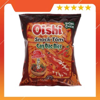 [Date dài] 10 GÓI Snack tôm cay đặc biệt Oishi gói 40g