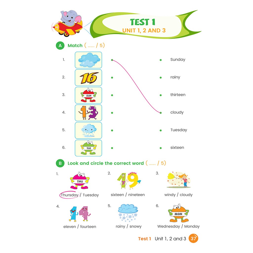 Sách Quick Quick học nhanh từ vựng tiếng Anh theo chủ đề lớp 2