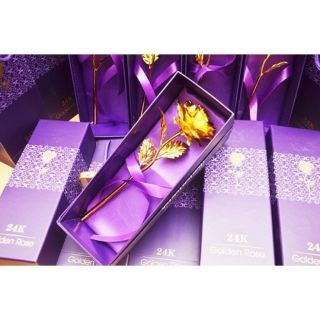 Hoa hồng vàng Gold 24k