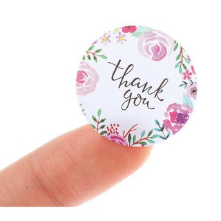 100 sticker dán thank you