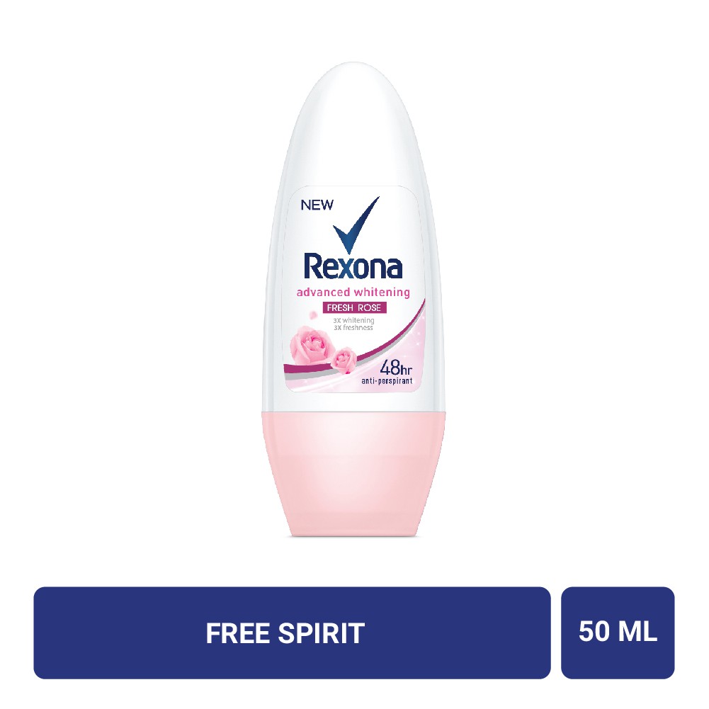 Lăn khử mùi Rexona dưỡng sáng tự nhiên, khô thoáng tối ưu dành cho nữ, 50ml | BigBuy360 - bigbuy360.vn
