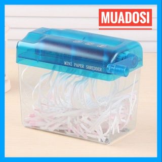 HCM - Máy Hủy Giấy Hủy Tài Liệu Mini Quay Tay - Hàng sẵn