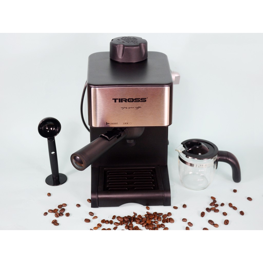 [FREESHIP] Máy pha cà phê Espresso Tiross TS-621 Hàng cao cấp chính hãng